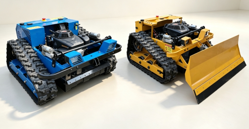 YM-550 Gasoline Remote Control Tracked Mower: Brushless vs Brushed Difference & Buying Guide