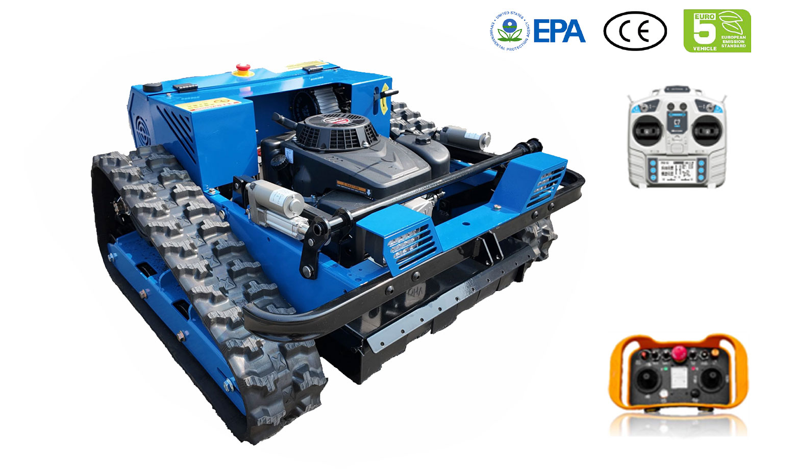 Gasoline Remote Control Crawler Mower YM-550 Brushless Version
