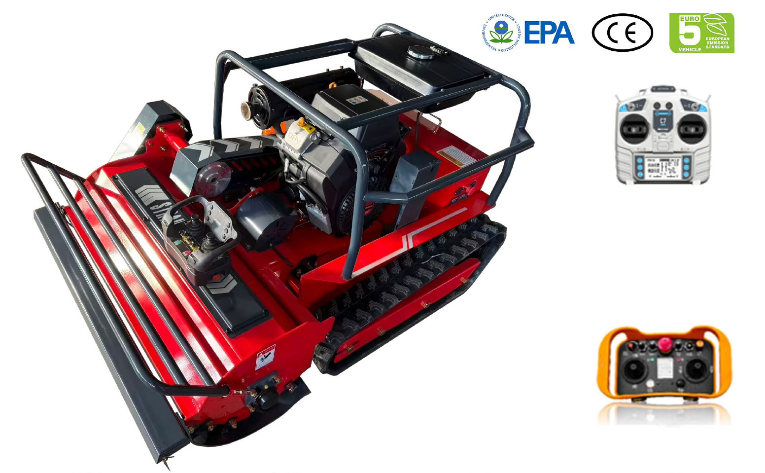 Remote‑Controlled Fuel Brush Cutter